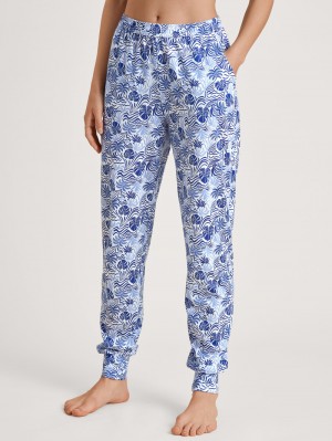 Sodalite Blue Calida Favourites Serenity Pants Women Sleepwear | DZXGK-7493