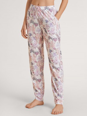 Star White Calida Favourites Harmony Pants Women Sleepwear | EUJWB-1496