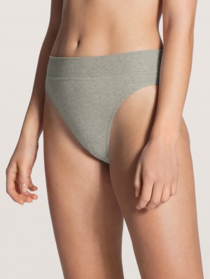 Stein Meliert Calida Elastic Brief, High Waist Women Yoga | FZDTM-7391