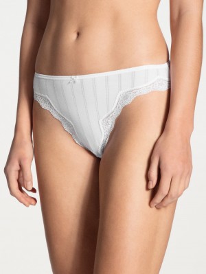 Weiss Calida Etude Toujours Brief, Regular Cut Women Underwear | EFQSR-8642