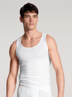 Weiss Calida Focus Athletic Shirt Men Underwear | SOHGF-0934