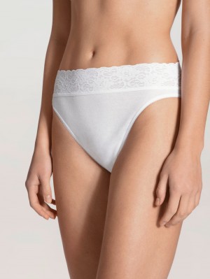 Weiss Calida Iconics Brief Women Underwear | MBKGO-7862