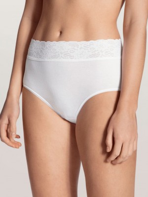 Weiss Calida Iconics Midi Brief Women Underwear | TFXBU-9810