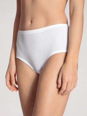 Weiss Calida Iconics Midi Brief Women Underwear | GBFEN-2607