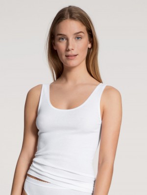 Weiss Calida Iconics Tank Top Women Underwear | ZCQRX-0314