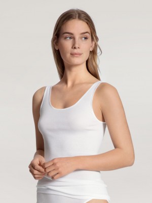 Weiss Calida Light Tank Top Women Underwear | KUDTP-2196