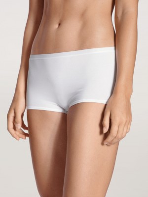 Weiss Calida Natural Comfort Shorty Regular Cut Women Underwear | LNHDC-4607