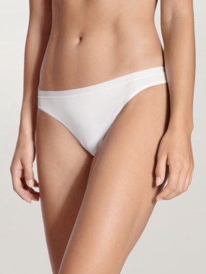 Weiss Calida Natural Comfort String Women Underwear | INQXH-1408