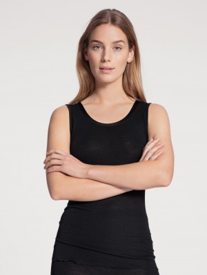 Ws Schwarz Calida True Confidence Tank Top Women Underwear | RYLOU-2489