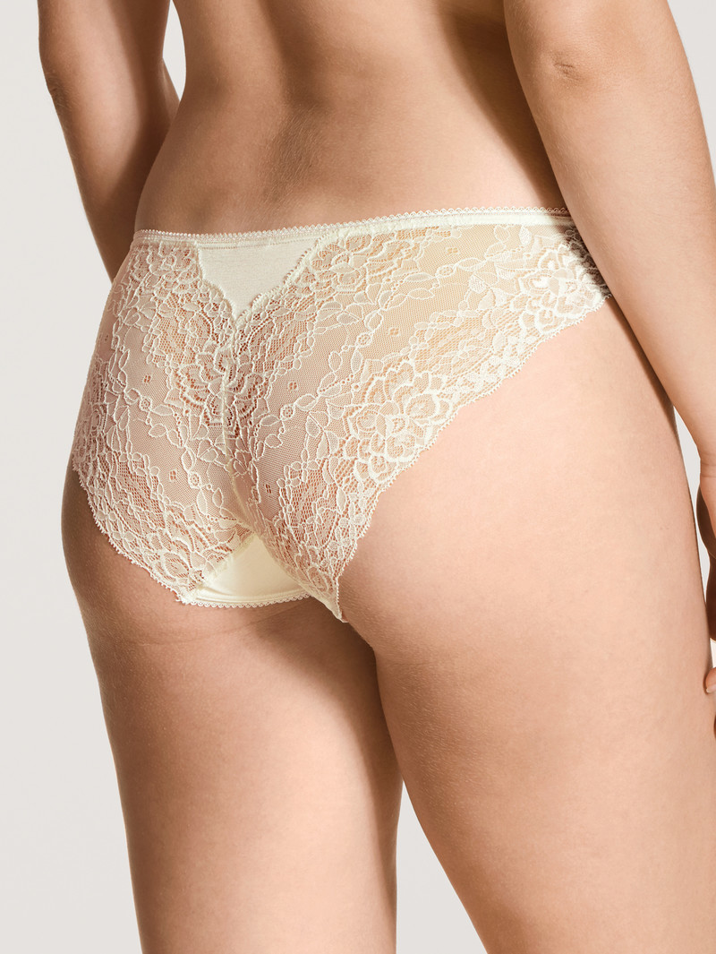 Alabaster Crème Calida Sensual Secrets Brief Women Underwear | IWQBZ-9425