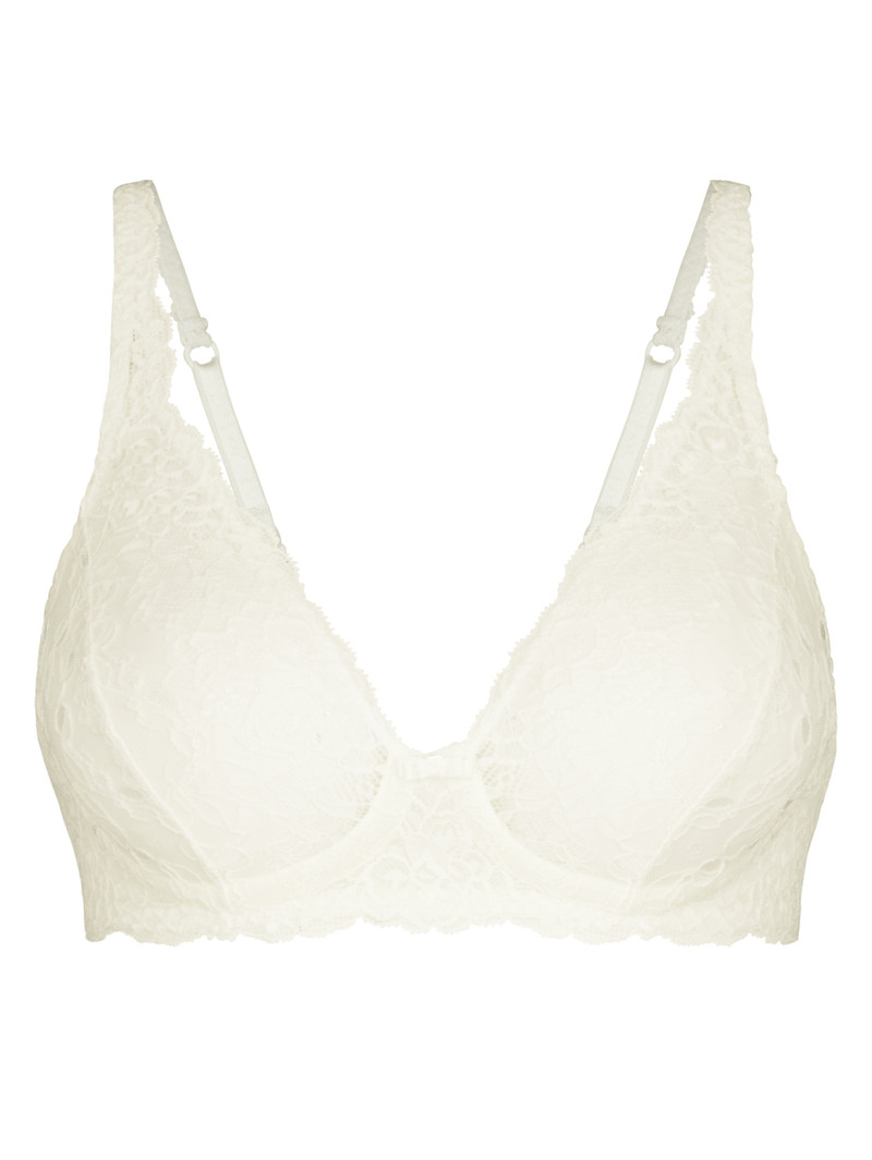 Alabaster Crème Calida Sensual Secrets Soft Non-wired Bra Women Underwear | PFJMX-0163