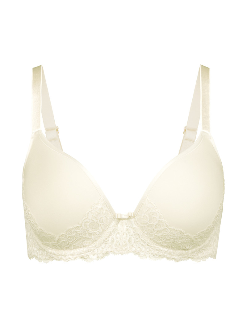 Alabaster Crème Calida Sensual Secrets Spacer Bra Women Underwear | LUKTC-5264