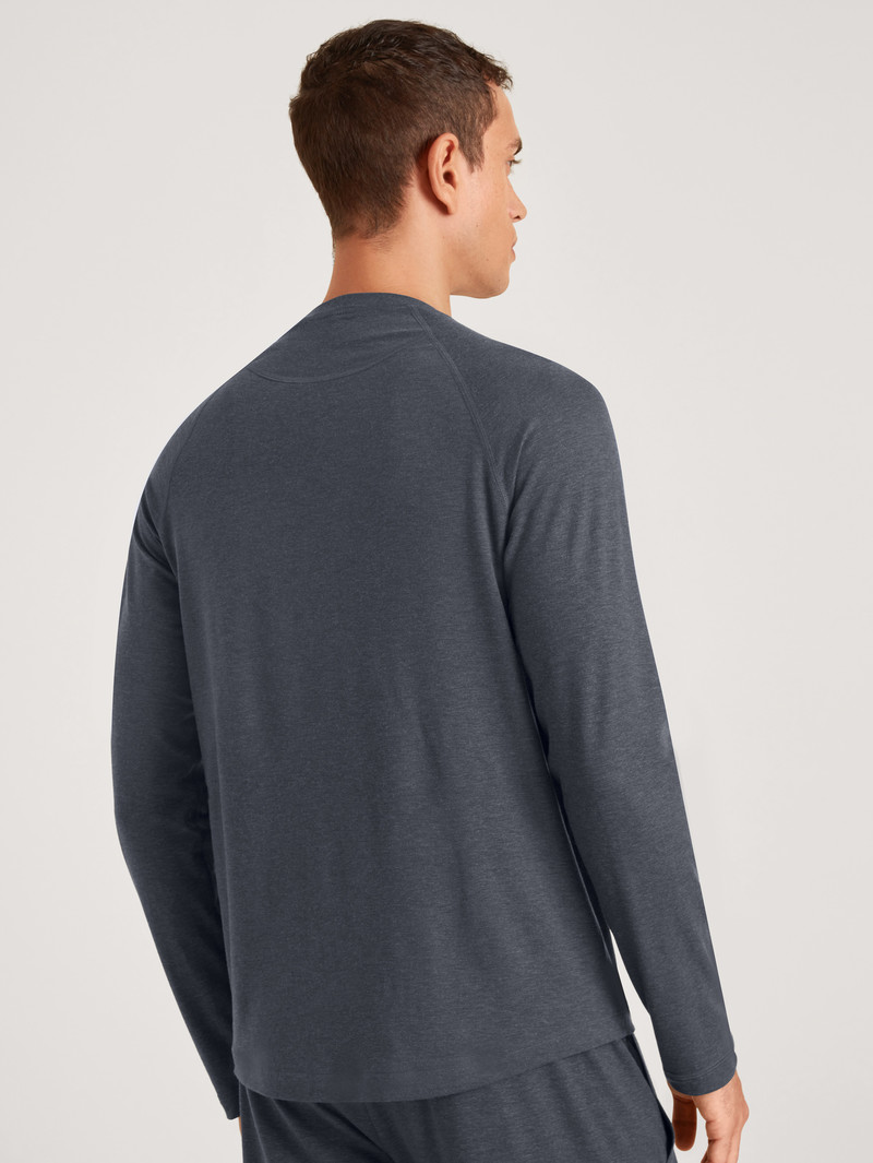 Anthrazit Calida Dsw Warming Shirt Long-sleeve Men Deepsleepwear | TRKVZ-0493