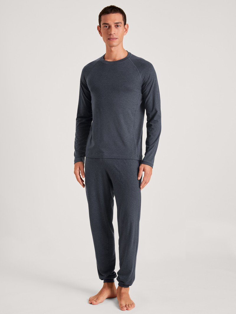 Anthrazit Calida Dsw Warming Shirt Long-sleeve Men Sleepwear | ISKYZ-2196