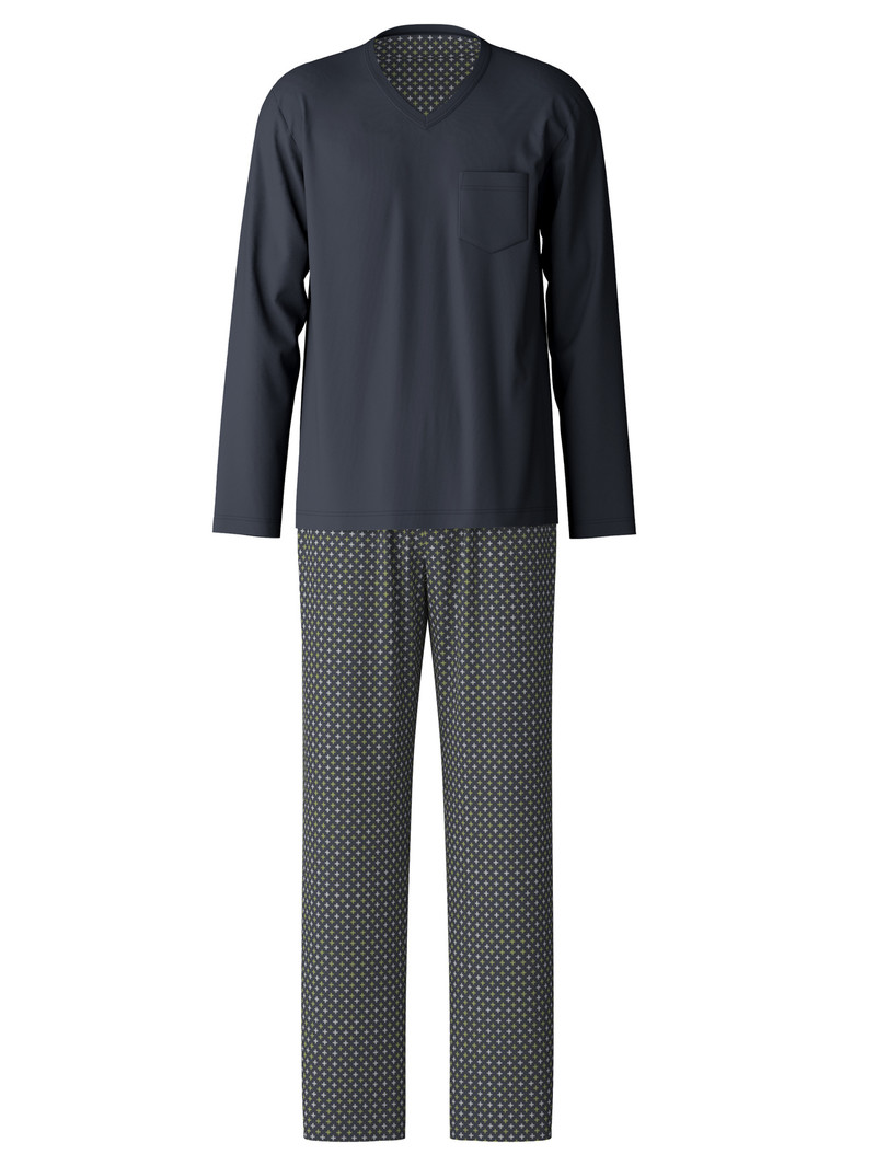 Anthrazit Calida Relax Swiss Edition Pyjama Men Sleepwear | DUORY-3602