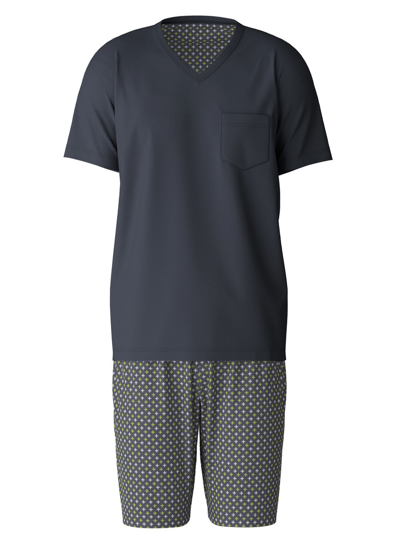 Anthrazit Calida Relax Swiss Edition Short Pyjama Men Sleepwear | ZYSBU-2315