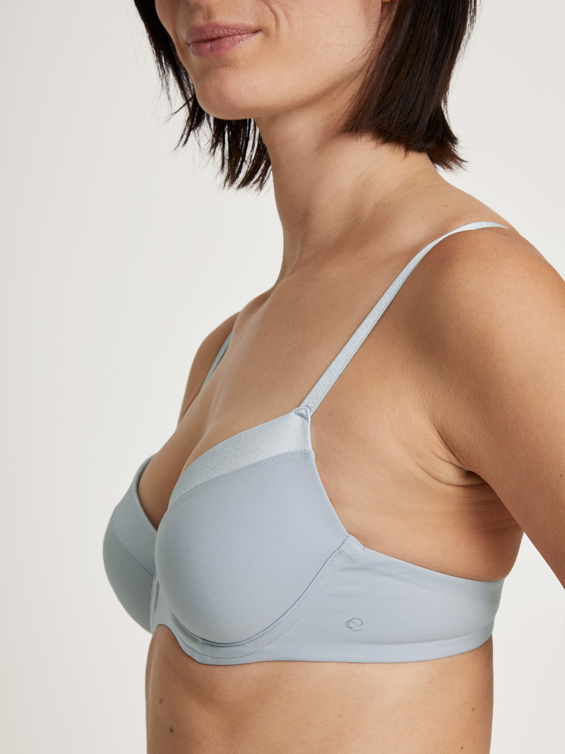 Arctic Ice Calida Cate T-shirt Bra Women Underwear | XCBKZ-5036