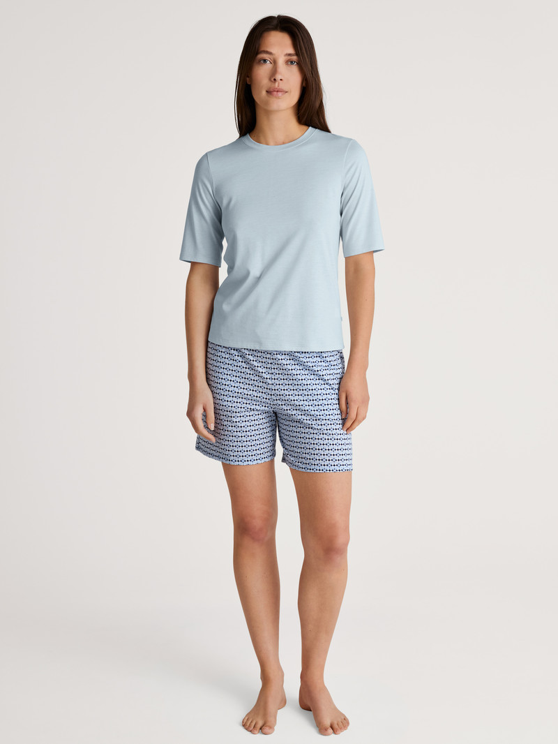 Arctic Ice Calida Favourites Joy Shirt Short Sleeve Women Sleepwear | OAQJY-9471