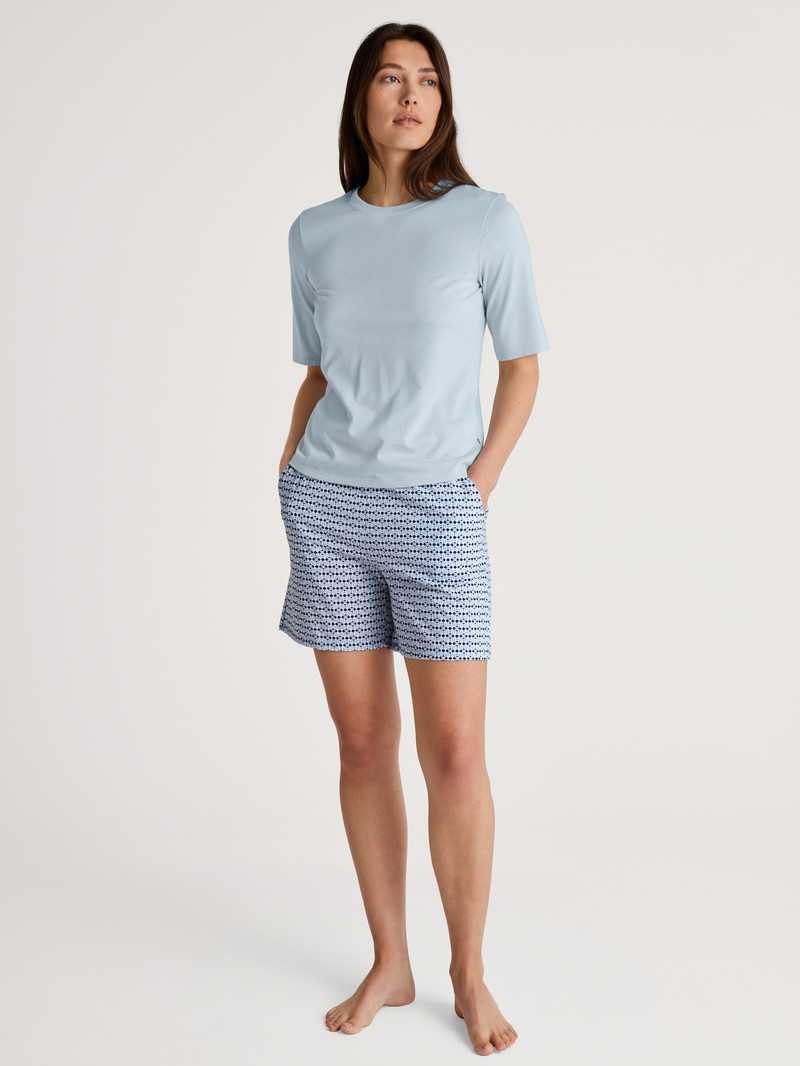 Arctic Ice Calida Favourites Joy Shirt Short Sleeve Women Loungewear | LVMOE-1745