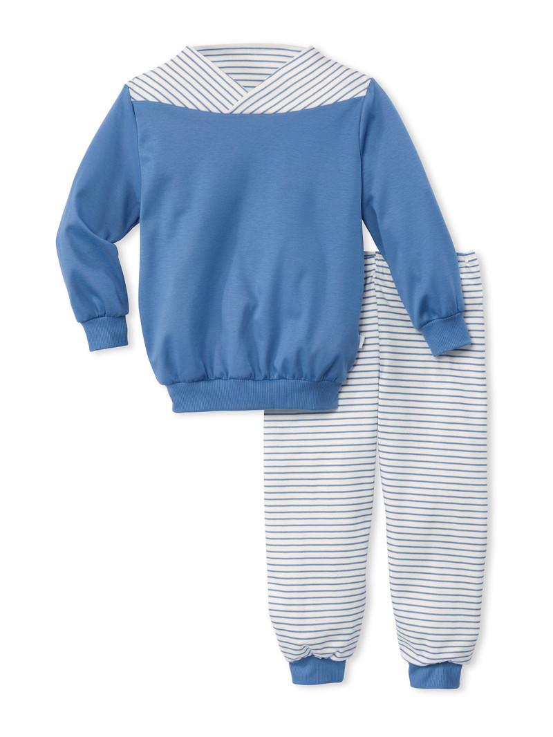 Bay Blue Calida Toddlers Youngster Pyjama With Cuff Kids' Pyjama | ZQJXW-0783