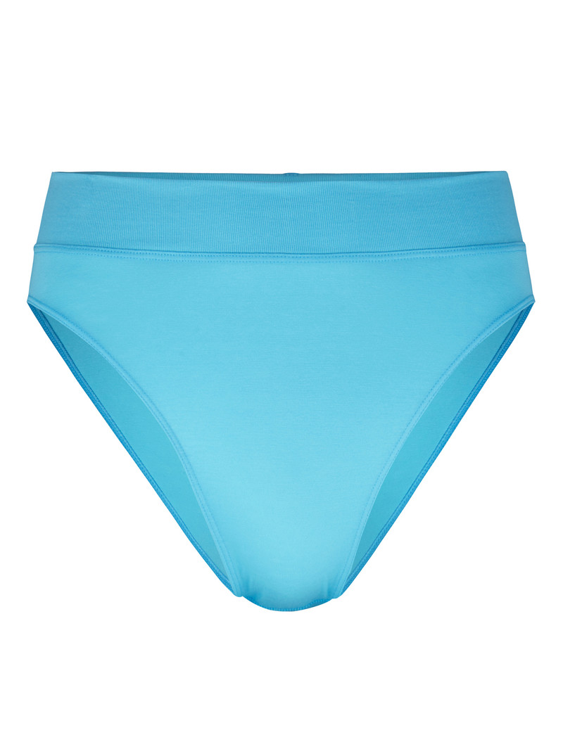 Blue Topaz Calida Elastic Duopack Brief Soft Waistband, High Waist Women Underwear | HCEFP-2635