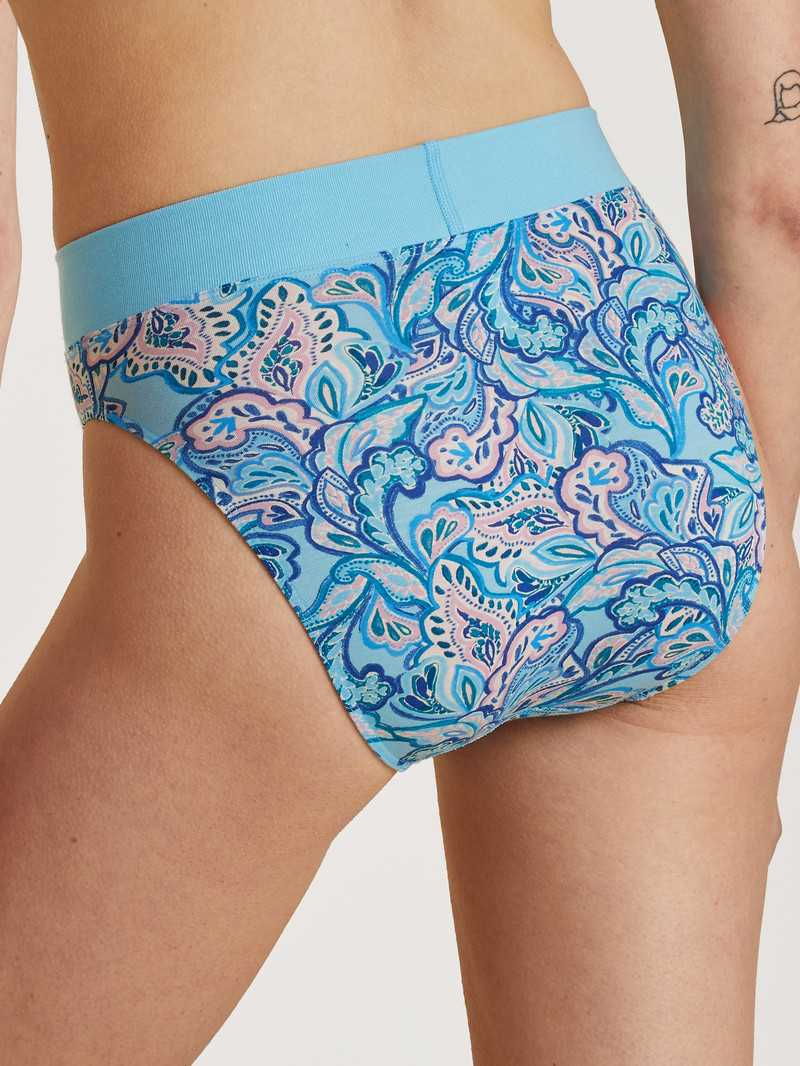 Blue Topaz Calida Elastic Trend Brief, High Waist Women Underwear | UTJFH-4102