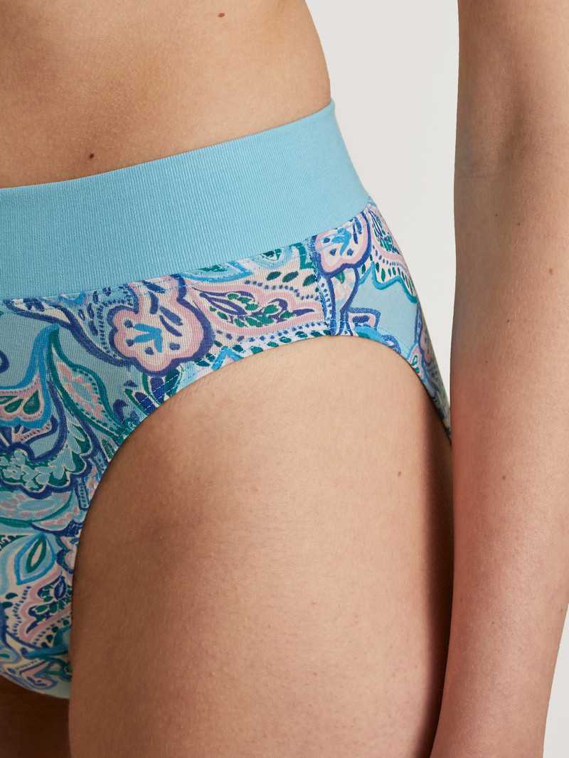 Blue Topaz Calida Elastic Trend Brief, High Waist Women Underwear | UTJFH-4102