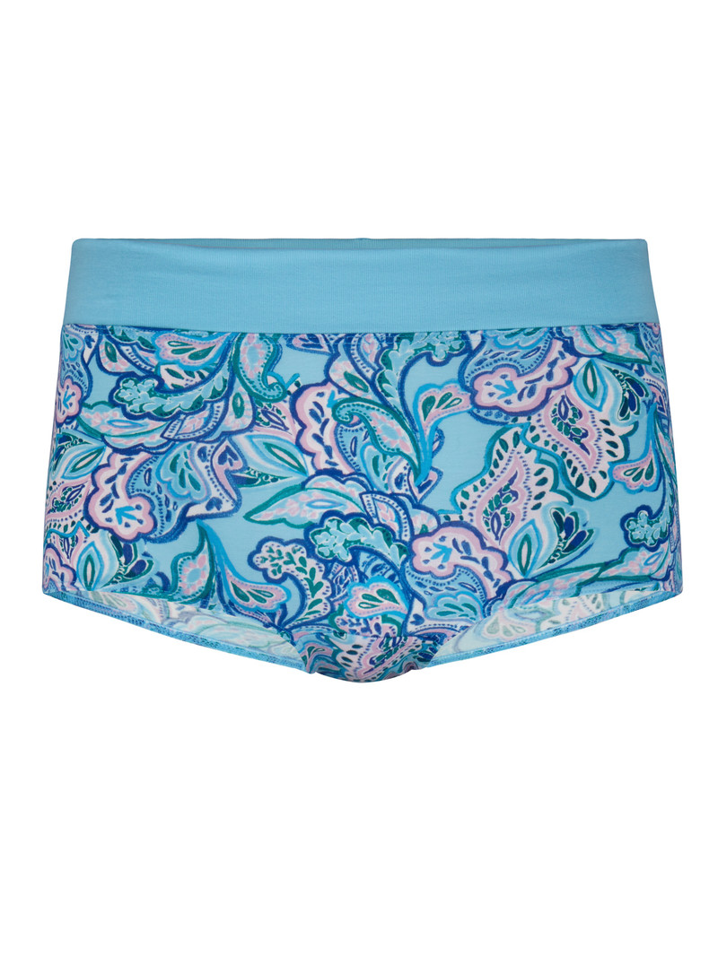 Blue Topaz Calida Elastic Trend Shorty Regular Cut Women Underwear | XDYMT-3984