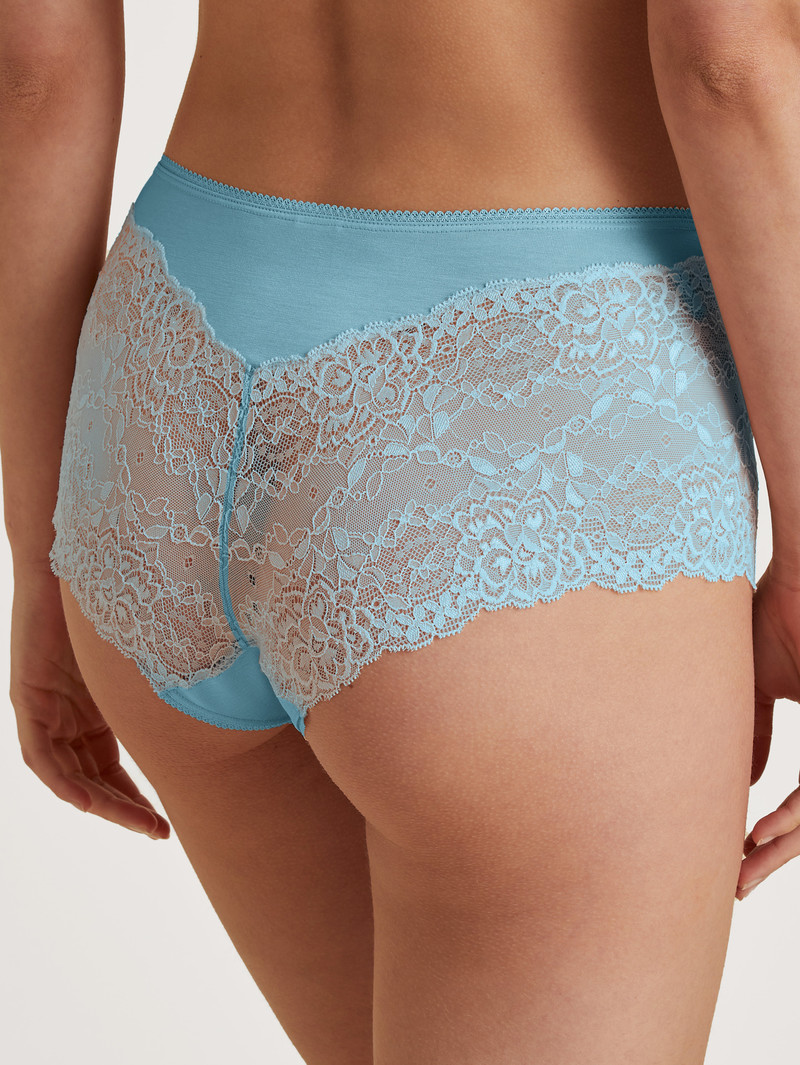 Blue Topaz Calida Sensual Secrets Shorty Regular Cut Women Underwear | LFTBC-8192