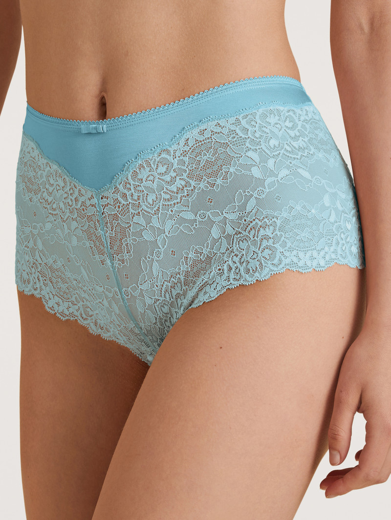 Blue Topaz Calida Sensual Secrets Shorty Regular Cut Women Underwear | LFTBC-8192