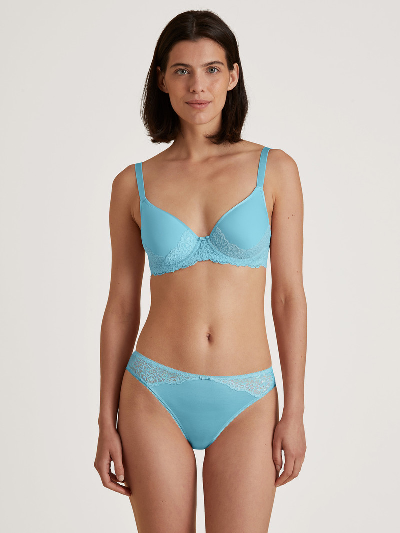 Blue Topaz Calida Sensual Secrets Spacer Bra Women Underwear | UNLBA-7619