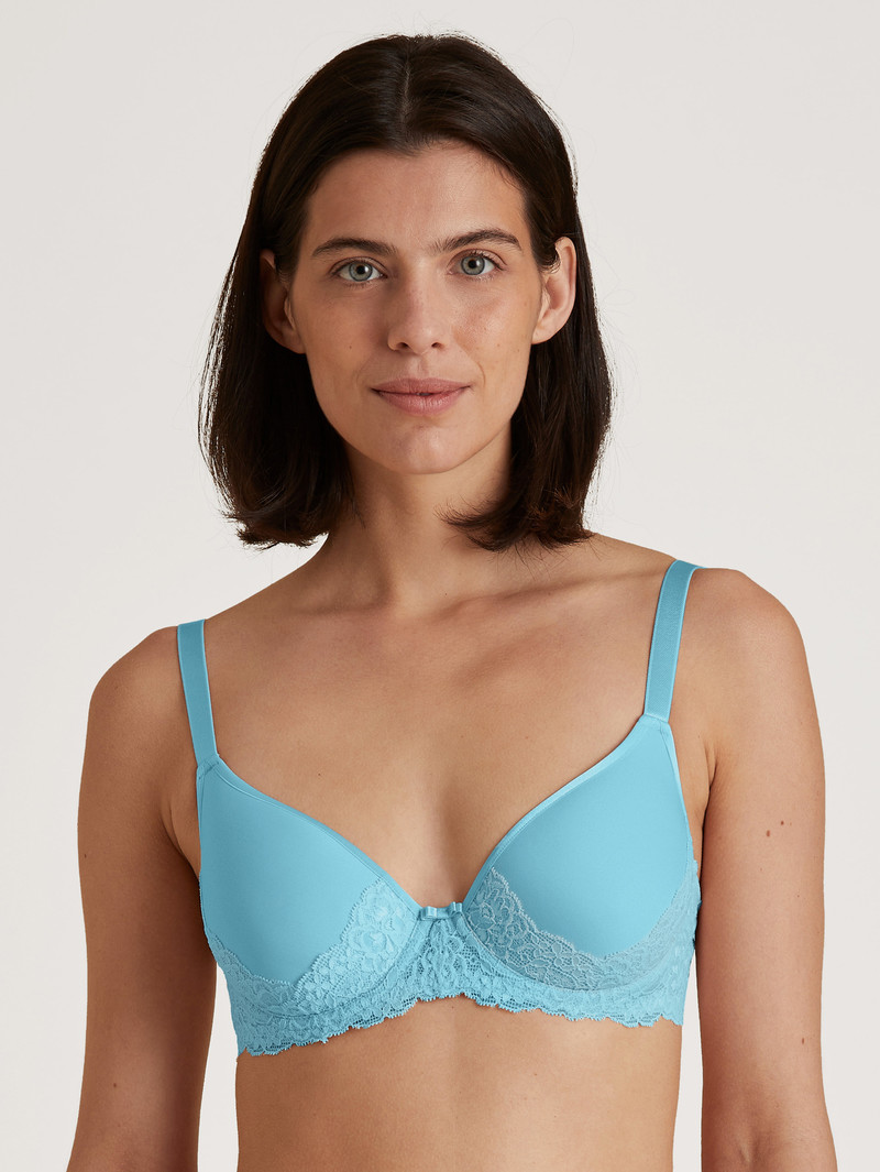 Blue Topaz Calida Sensual Secrets Spacer Bra Women Underwear | UNLBA-7619