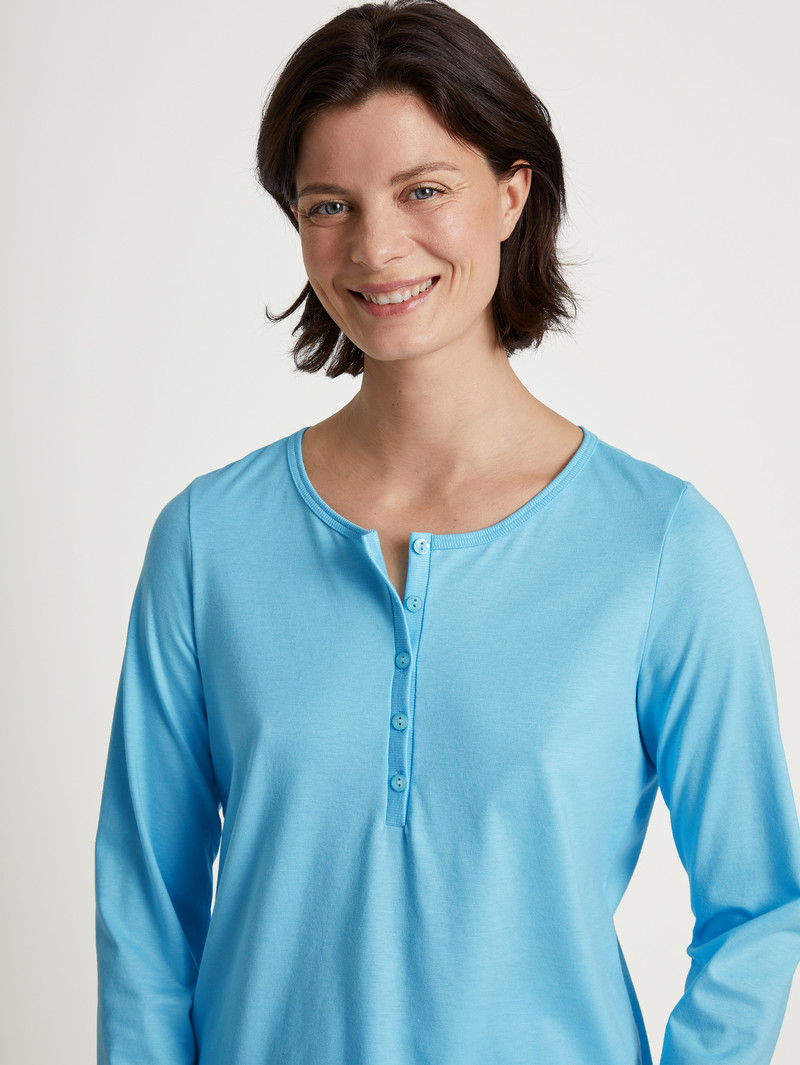 Blue Topaz Calida Special Pyjama Women Sleepwear | AHOGI-1492