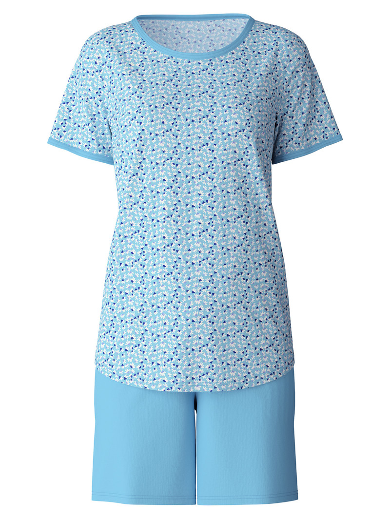 Blue Topaz Calida Special Short Pyjama Women Sleepwear | NLIMQ-7124