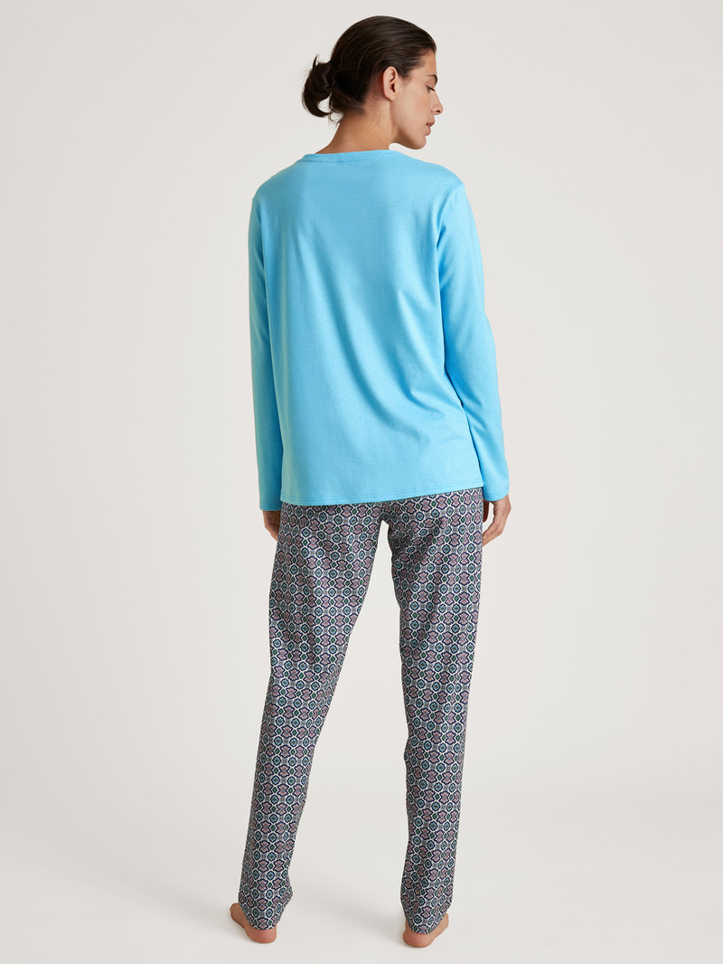 Blue Topaz Calida Spring Nights Pyjama Women Sleepwear | RDKYU-4907