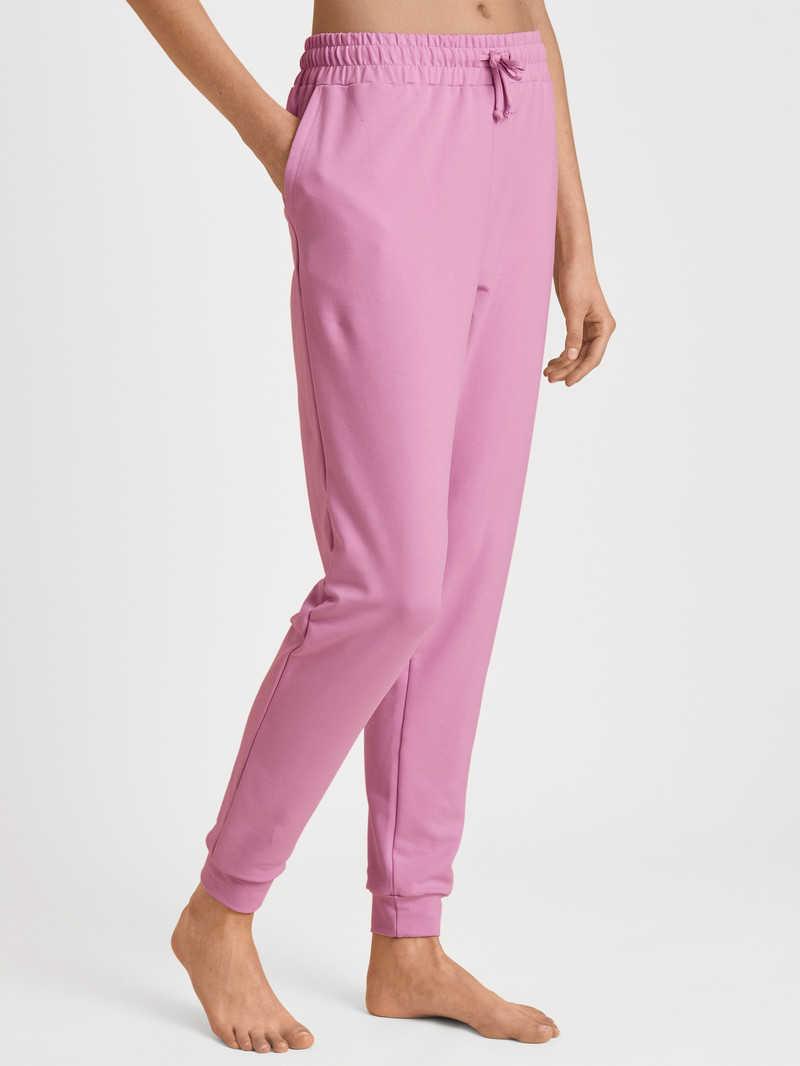 Bubble Gum Pink Calida Circular Relax Pants, Cradle To Cradle Certified® Women Loungewear | GVOMU-8025