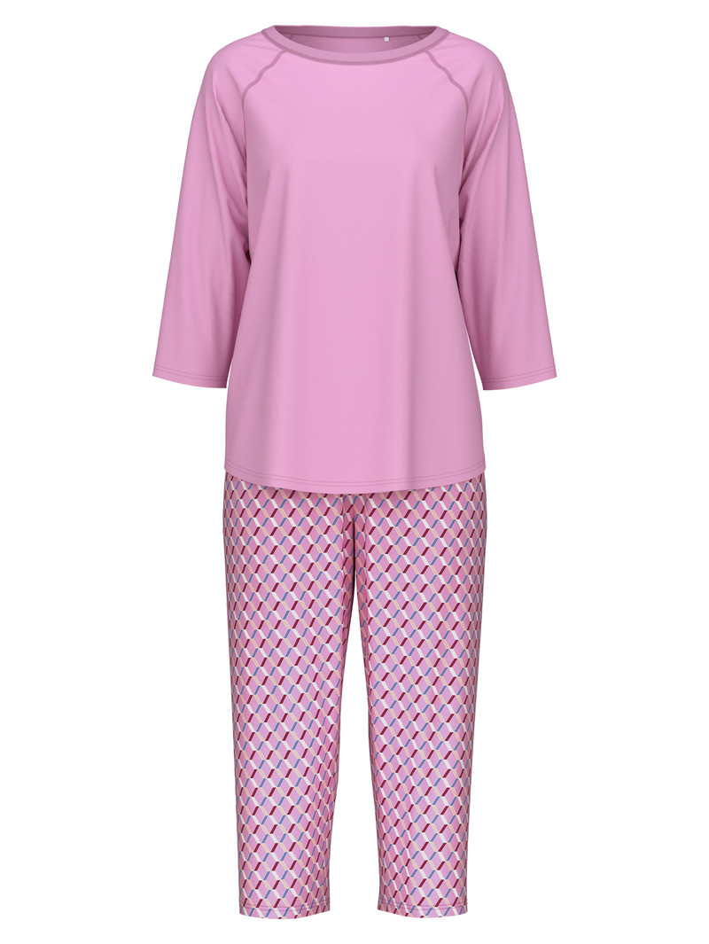 Bubble Gum Pink Calida Daylight Dreams 3/4 Pyjama Women Sleepwear | WTYZX-0124