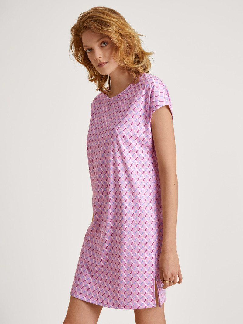 Bubble Gum Pink Calida Daylight Dreams Sleepshirt, Length 90cm Women Sleepwear | NVIMY-4623