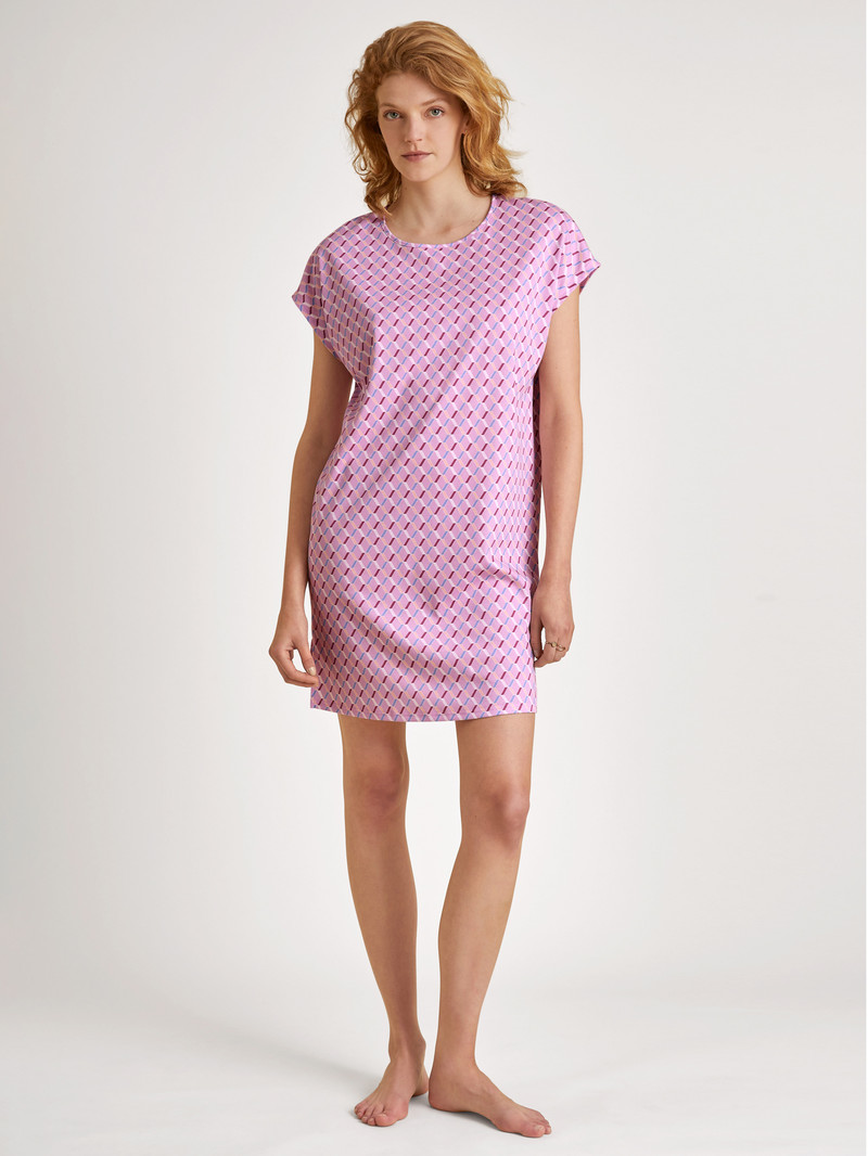 Bubble Gum Pink Calida Daylight Dreams Sleepshirt, Length 90cm Women Sleepwear | NVIMY-4623