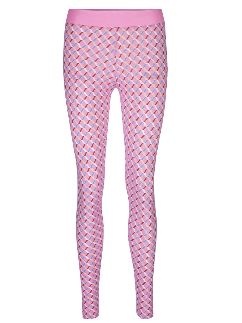 Bubble Gum Pink Calida Elastic Trend Leggings Women Yoga | YPZFN-5329