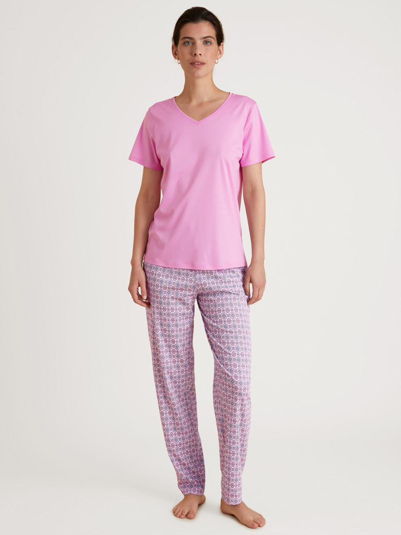 Bubble Gum Pink Calida Favourites Space Pants Women Sleepwear | GTHKD-1654