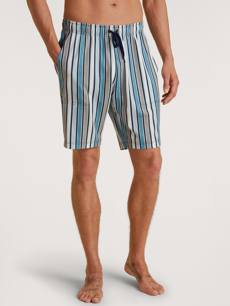 Cascade Blue Calida Rmx Sleep Journey Bermudas Men Summer Outfits | GZTEH-0139