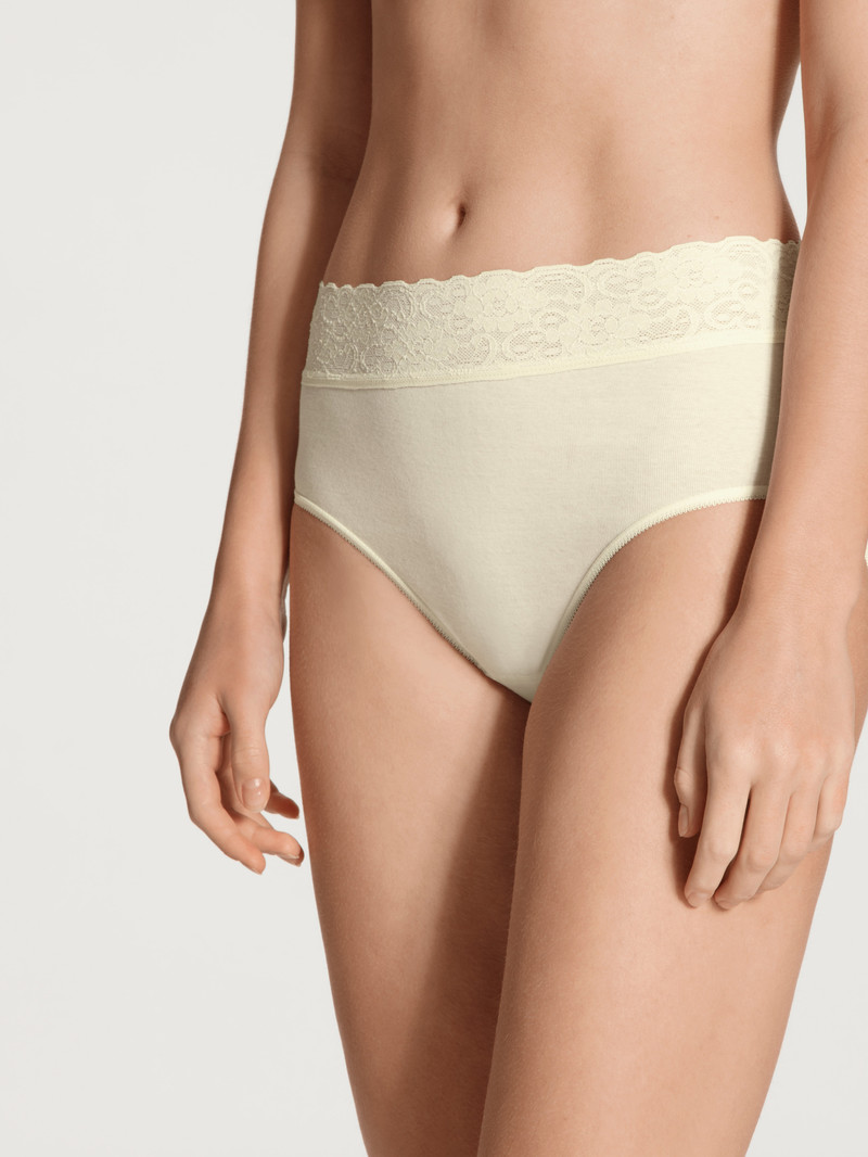 Champagne Calida Iconics Midi Brief Women Underwear | OSPET-7068