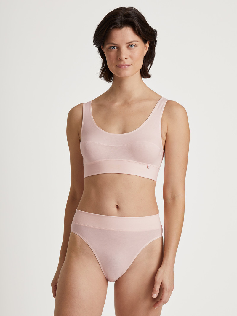 Creole Pink Calida Elastic Bustier Women Yoga | HCWKZ-7034