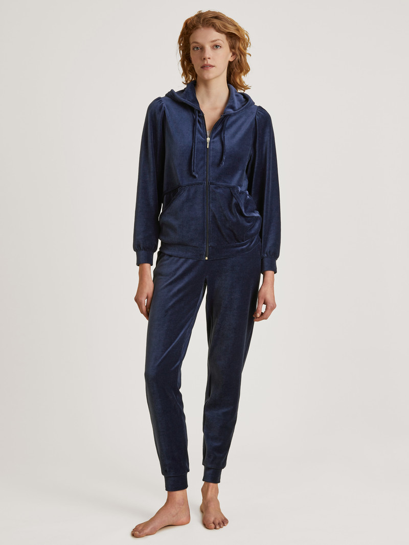 Dark Blue Calida Lounge Space Pants Women Loungewear | MPUXI-9653