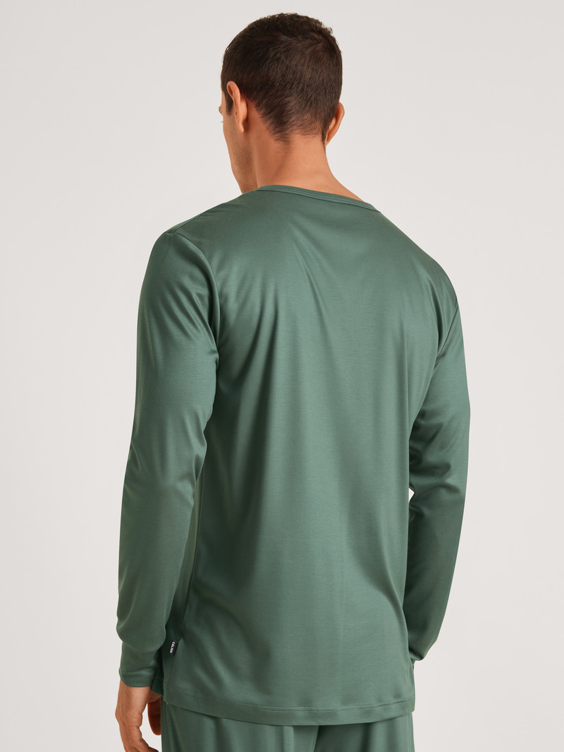 Dark Glen Calida 100% Nature Refresh Long Sleeve Shirt, Cradle To Cradle Certified® Men Loungewear | XANOM-9720