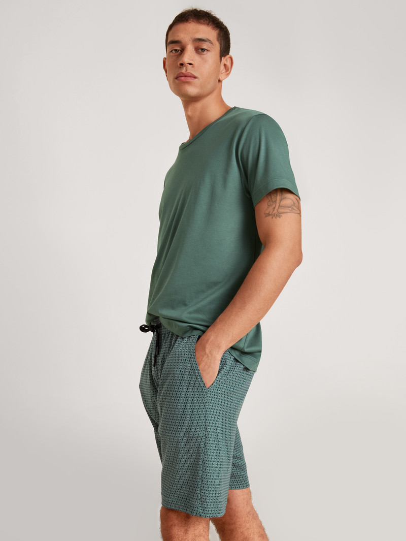 Dark Glen Calida Rmx Sleep Leisure Bermudas Men Sleepwear | BJHDR-4651