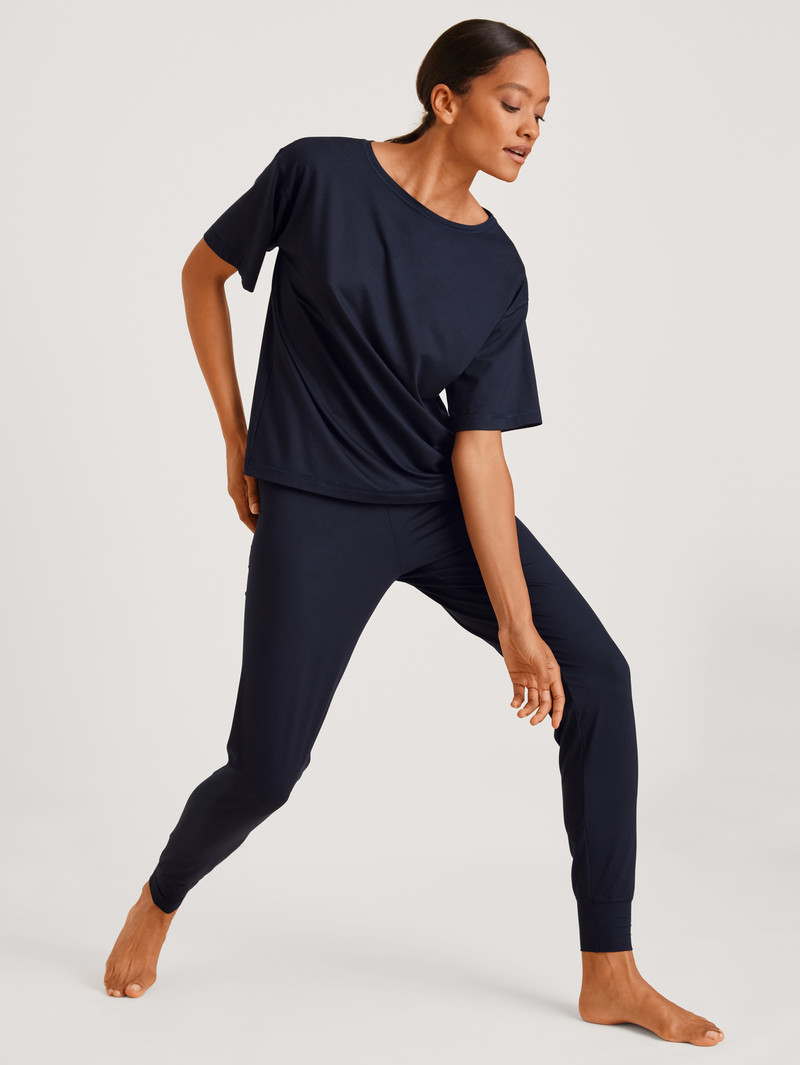 Dark Lapis Blue Calida Dsw Balancing Pants Women Sleepwear | ZBTDM-6190