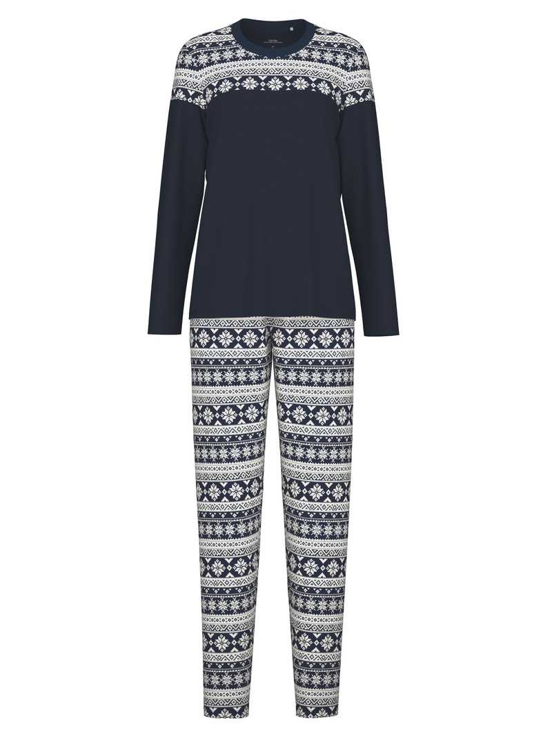 Dark Lapis Blue Calida Family & Friends Pyjama Women Sleepwear | CGQXN-6870