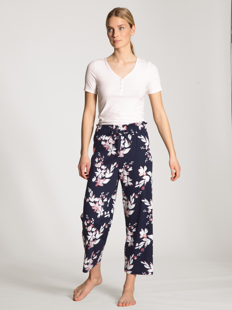 Dark Lapis Blue Calida Favourites Dreams 7/8 Pants Women Sleepwear | NZAUP-2607